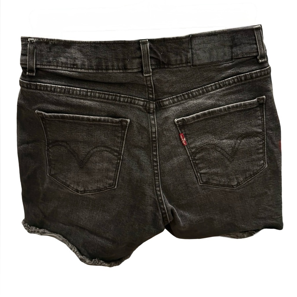 Levi's Black Jean Shorts for Women - Picture 4 of 10